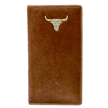 Load image into Gallery viewer, Brigalow - Wallet - Leather - Longhorn Brown Hair On
