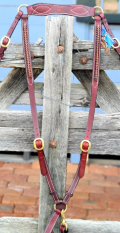 Breastplate with Raised Plait Leather