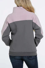 Load image into Gallery viewer, Cinch Womens Hoodies - Grey &amp; pink
