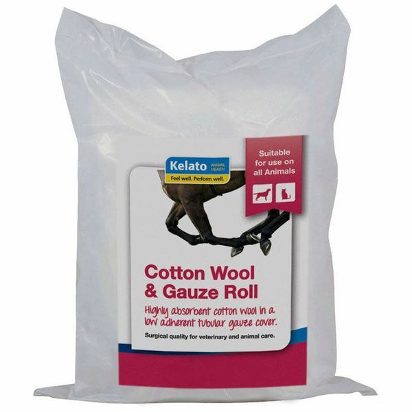 Kelato Cotton Wool & Gauze Roll 15CM X 3M 250G