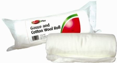 Value Plus Gauze & Cotton wool Roll -30cmx1.8m 216G